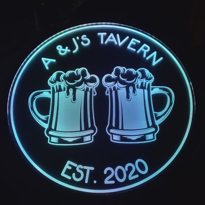 Man Cave LED Wall Sign Neon Like - Color Changing Remote Control - 6 Sizes Made in USA Free Shipping