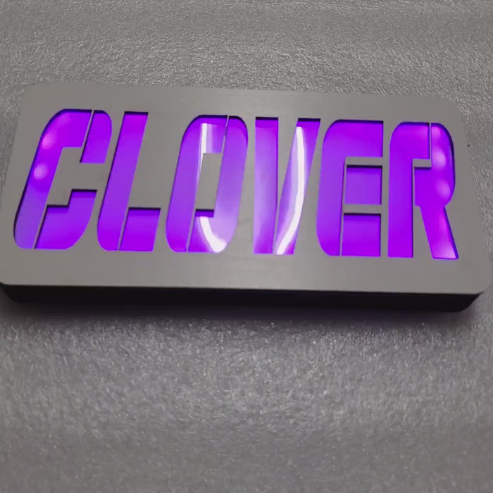 CUSTOM LED Name Laser Cut Color Changing - Desktop or Wall Use - Made in USA - Free and Fast Shipping